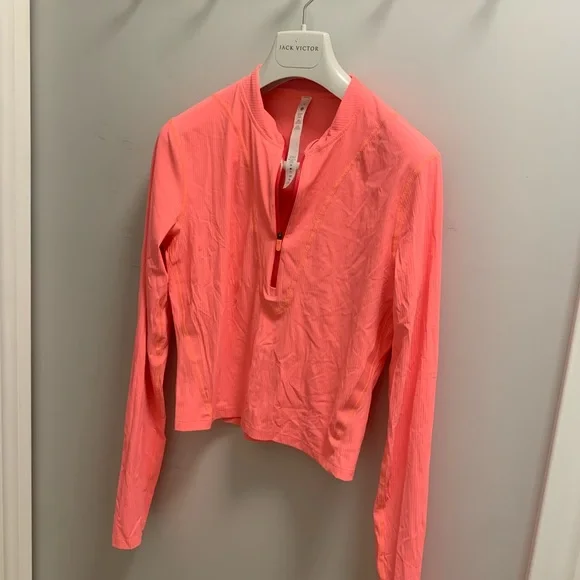 Lululemon | GLOSS TRIM RUN 1/2 ZIP LONG SLEEVE - Picture 4 of 6